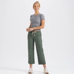 Vuori high rise wide leg pants